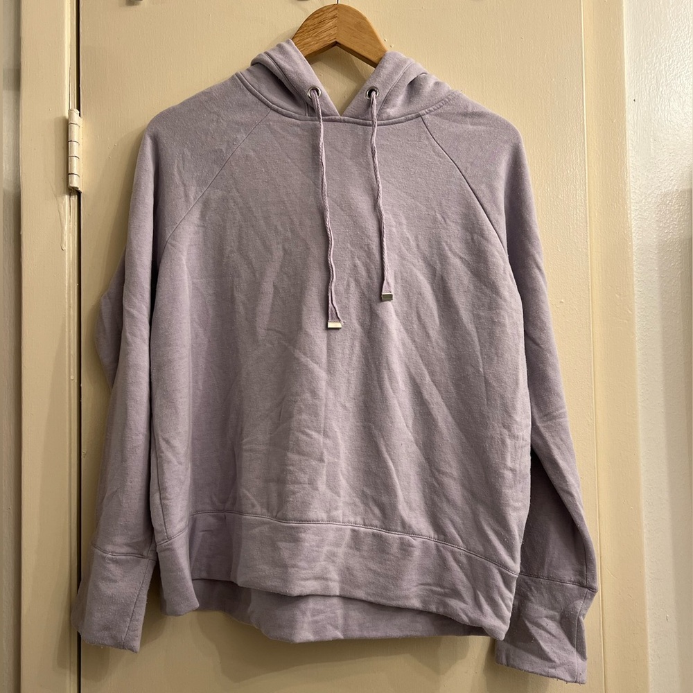 Plain Lavender Sweatshirt Hoodie S-M Crop‎ No tag